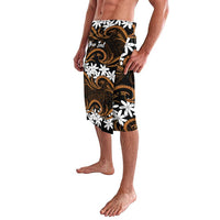 Personalised Cook Islands Rakahanga Lavalava Tiare Maori Polynesian Waves Tattoo