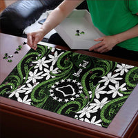 Personalised Cook Islands Palmerston Puzzle Tiare Maori Polynesian Waves Tattoo