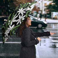 Personalised Cook Islands Palmerston Umbrella Tiare Maori Polynesian Waves Tattoo