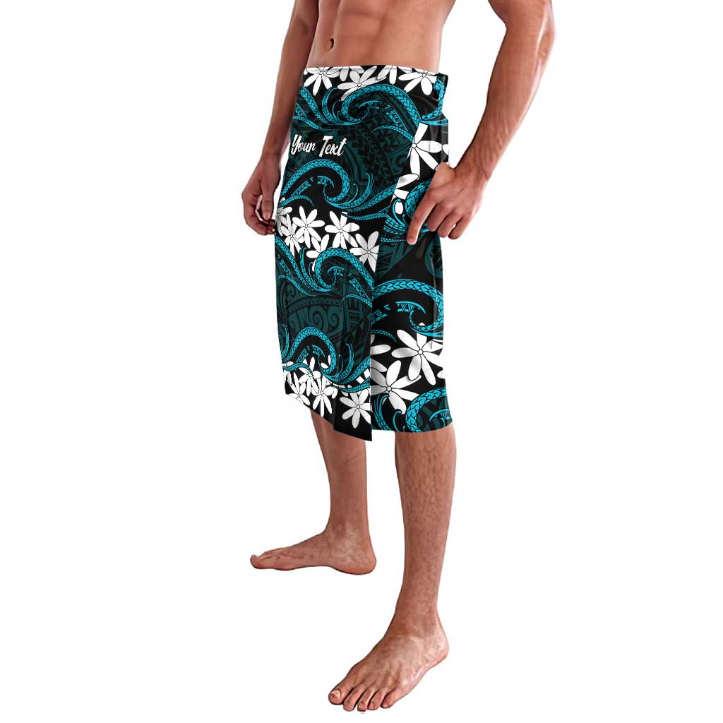 Personalised Cook Islands Penrhyn Atoll Lavalava Tiare Maori Polynesian Waves Tattoo