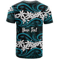 Personalised Cook Islands Penrhyn Atoll T Shirt Tiare Maori Polynesian Waves Tattoo