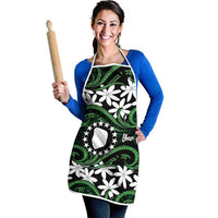 Personalised Cook Islands Mitiaro Apron Tiare Maori Polynesian Waves Tattoo