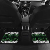 Personalised Cook Islands Mitiaro Car Mats Tiare Maori Polynesian Waves Tattoo