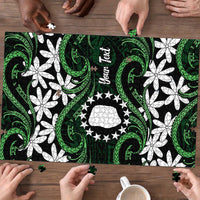Personalised Cook Islands Mitiaro Puzzle Tiare Maori Polynesian Waves Tattoo