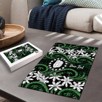 Personalised Cook Islands Mitiaro Puzzle Tiare Maori Polynesian Waves Tattoo
