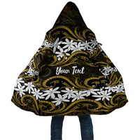 Personalised Cook Islands Manihiki Cloak Tiare Maori Polynesian Waves Tattoo