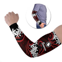 Personalised Cook Islands Atiu Enuamanu Arm Sleeves Tiare Maori Polynesian Waves Tattoo