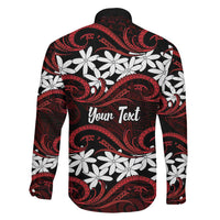 Personalised Cook Islands Atiu Enuamanu Family Matching Puletasi and Hawaiian Shirt Tiare Maori Polynesian Waves Tattoo LT14 - Polynesian Pride