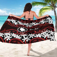 Personalised Cook Islands Atiu Enuamanu Sarong Tiare Maori Polynesian Waves Tattoo