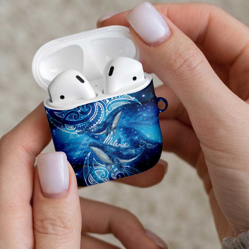 New Zealand Humpback Whale Matariki AirPods Case Maori New Year Taniko Niho Taniwha