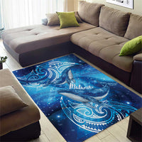 New Zealand Humpback Whale Matariki Area Rug Maori New Year Taniko Niho Taniwha