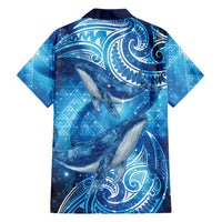 New Zealand Humpback Whale Matariki Family Matching Puletasi and Hawaiian Shirt Maori New Year Taniko Niho Taniwha LT14 - Polynesian Pride