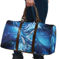 New Zealand Humpback Whale Matariki Travel Bag Maori New Year Taniko Niho Taniwha