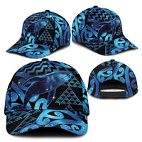 Humpback Whale Matariki New Zealand Classic Cap NZ Maori Paikea Poutama Luxury Blue