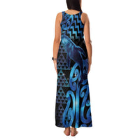 Humpback Whale Matariki New Zealand Family Matching Tank Maxi Dress and Hawaiian Shirt NZ Maori Paikea Poutama Luxury Blue LT14 - Polynesian Pride