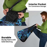 Humpback Whale Matariki New Zealand Grocery Bag NZ Maori Paikea Poutama Luxury Blue