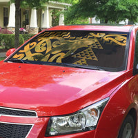 Humpback Whale Matariki New Zealand Auto Sun Shade NZ Maori Paikea Poutama Luxury Gold