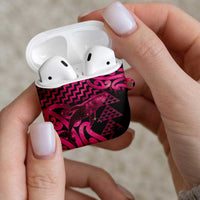 Humpback Whale Matariki New Zealand AirPods Case NZ Maori Paikea Poutama Luxury Pink