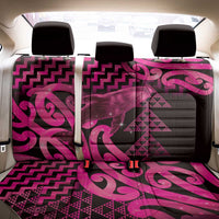 Humpback Whale Matariki New Zealand Back Car Seat Cover NZ Maori Paikea Poutama Luxury Pink
