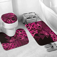 Humpback Whale Matariki New Zealand Bathroom Set NZ Maori Paikea Poutama Luxury Pink