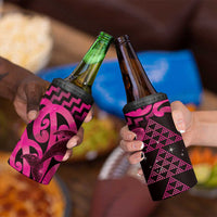 Humpback Whale Matariki New Zealand 4 in 1 Can Cooler Tumbler NZ Maori Paikea Poutama Luxury Pink LT14 - Polynesian Pride