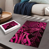 Humpback Whale Matariki New Zealand Puzzle NZ Maori Paikea Poutama Luxury Pink