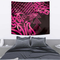 Humpback Whale Matariki New Zealand Tapestry NZ Maori Paikea Poutama Luxury Pink