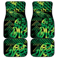 Humpback Whale Matariki New Zealand Car Mats NZ Maori Paikea Poutama Luxury Green