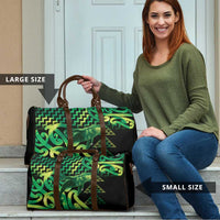 Humpback Whale Matariki New Zealand Travel Bag NZ Maori Paikea Poutama Luxury Green LT14 - Polynesian Pride