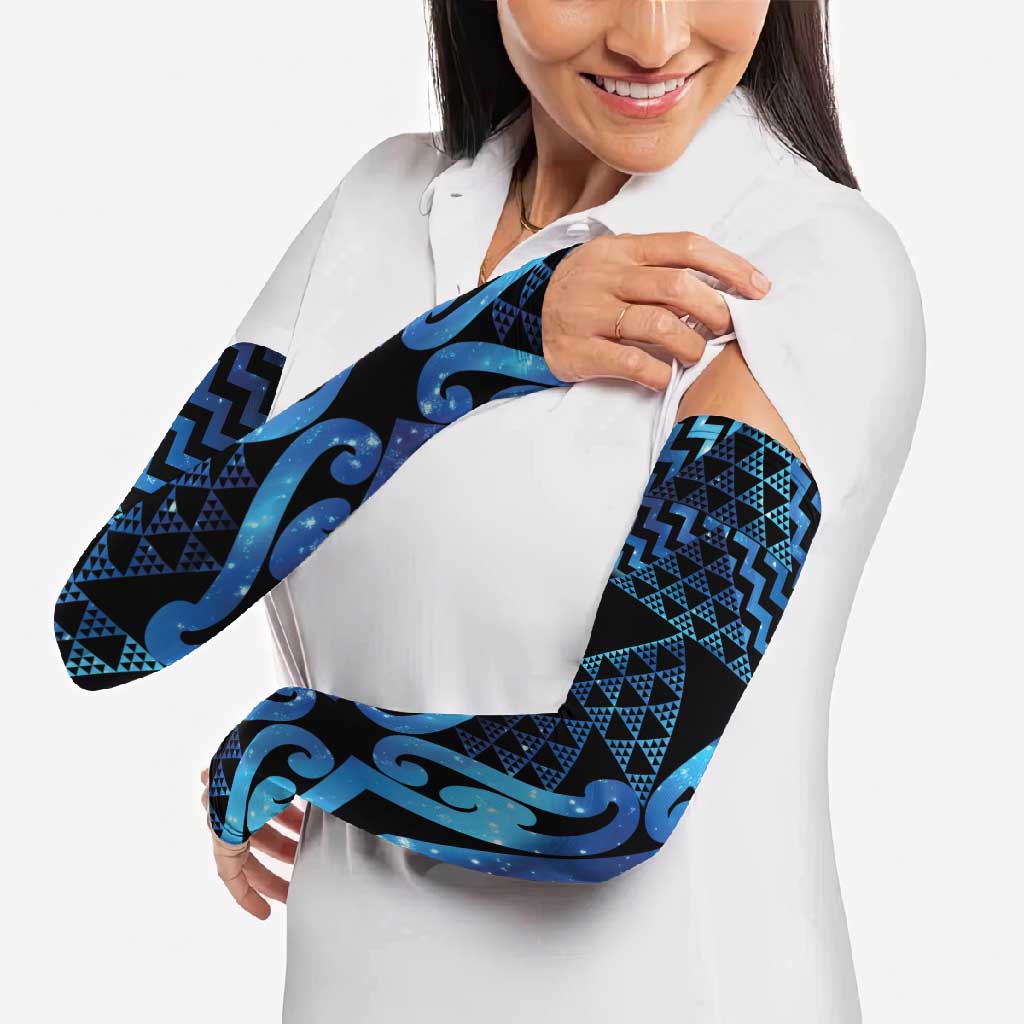 Taniko Motifs Matariki New Zealand Arm Sleeves NZ Niho Taniwha Poutama