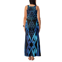 Taniko Motifs Matariki New Zealand Family Matching Tank Maxi Dress and Hawaiian Shirt NZ Niho Taniwha Poutama LT14 - Polynesian Pride