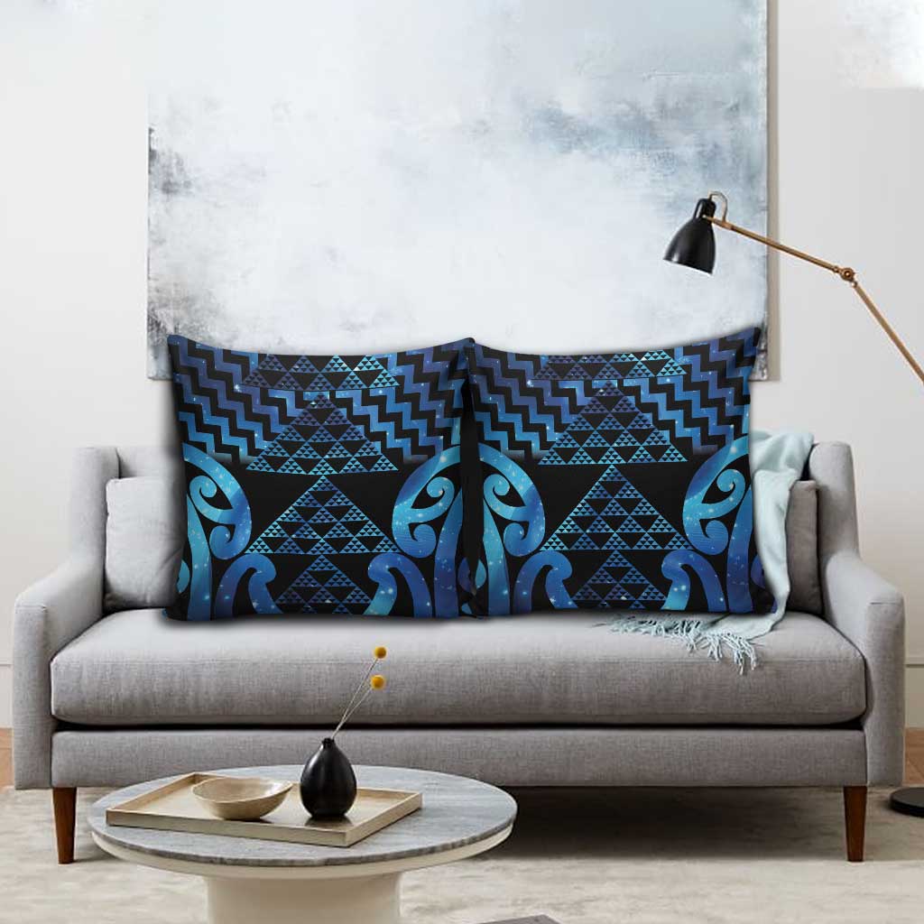 Taniko Motifs Matariki New Zealand Pillow Cover NZ Niho Taniwha Poutama