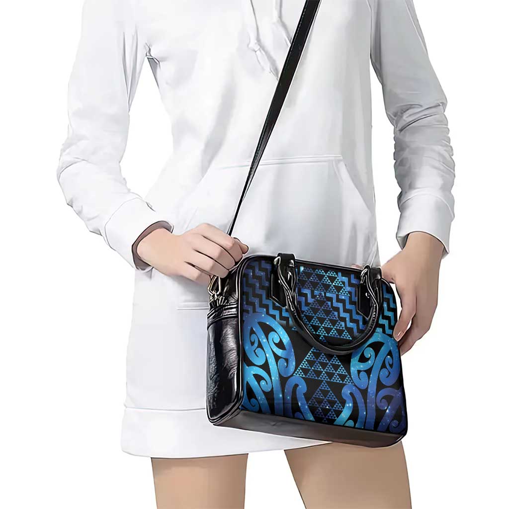 Taniko Motifs Matariki New Zealand Shoulder Handbag NZ Niho Taniwha Poutama