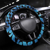Taniko Motifs Matariki New Zealand Steering Wheel Cover NZ Niho Taniwha Poutama