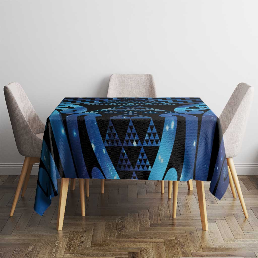 Taniko Motifs Matariki New Zealand Tablecloth NZ Niho Taniwha Poutama