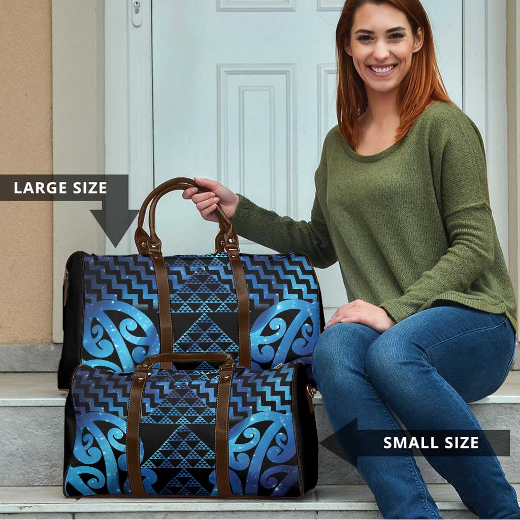 Taniko Motifs Matariki New Zealand Travel Bag NZ Niho Taniwha Poutama
