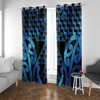 Taniko Motifs Matariki New Zealand Window Curtain NZ Niho Taniwha Poutama