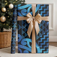 Taniko Motifs Matariki New Zealand Wrapping Paper NZ Niho Taniwha Poutama