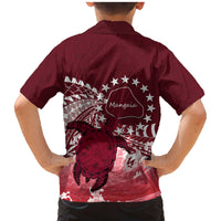 Cook Islands Mangaia Gospel Day Family Matching Mermaid Dress and Hawaiian Shirt Polynesian Art With Sea Turtle LT14 - Polynesian Pride