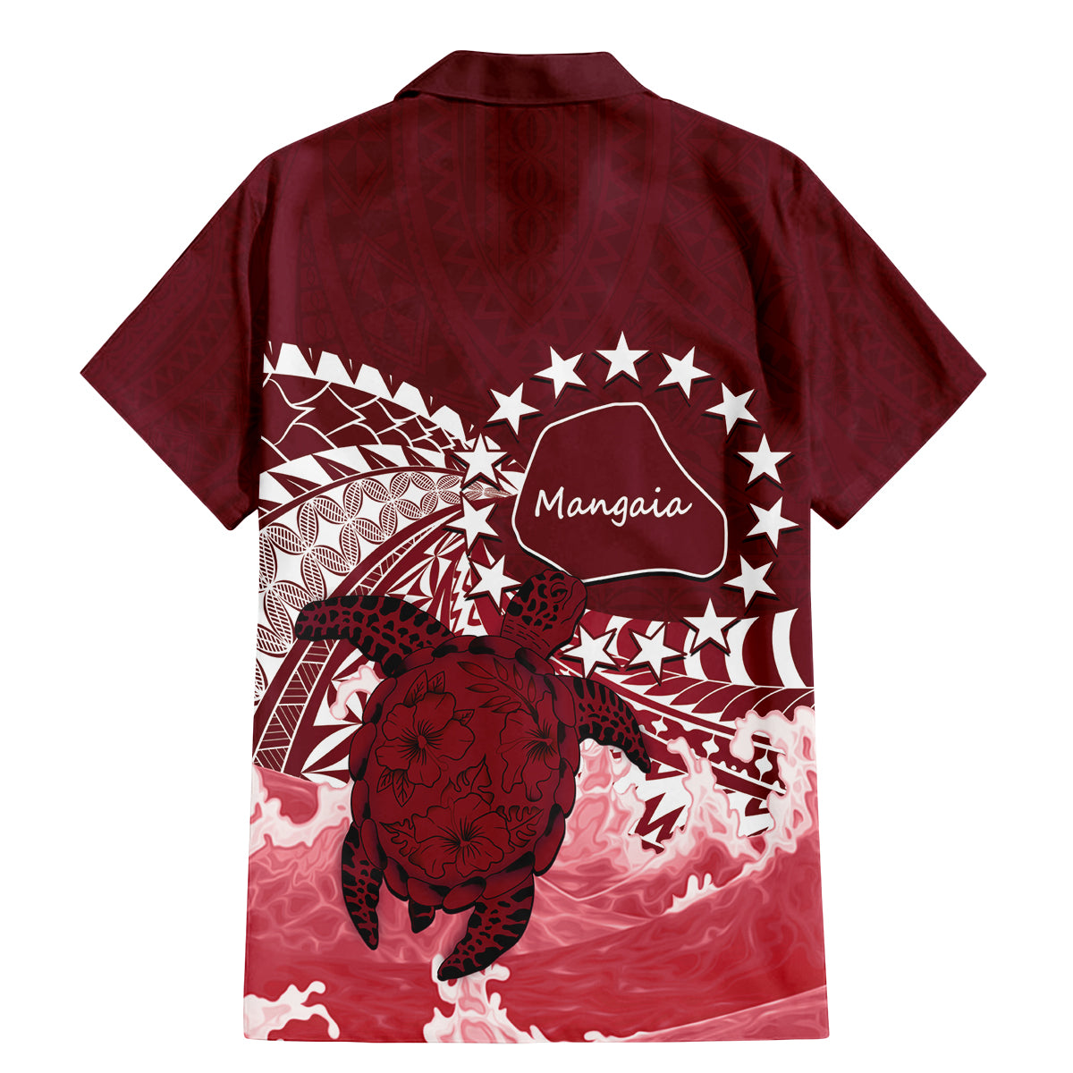 Cook Islands Mangaia Gospel Day Family Matching Mermaid Dress and Hawaiian Shirt Polynesian Art With Sea Turtle LT14 - Polynesian Pride