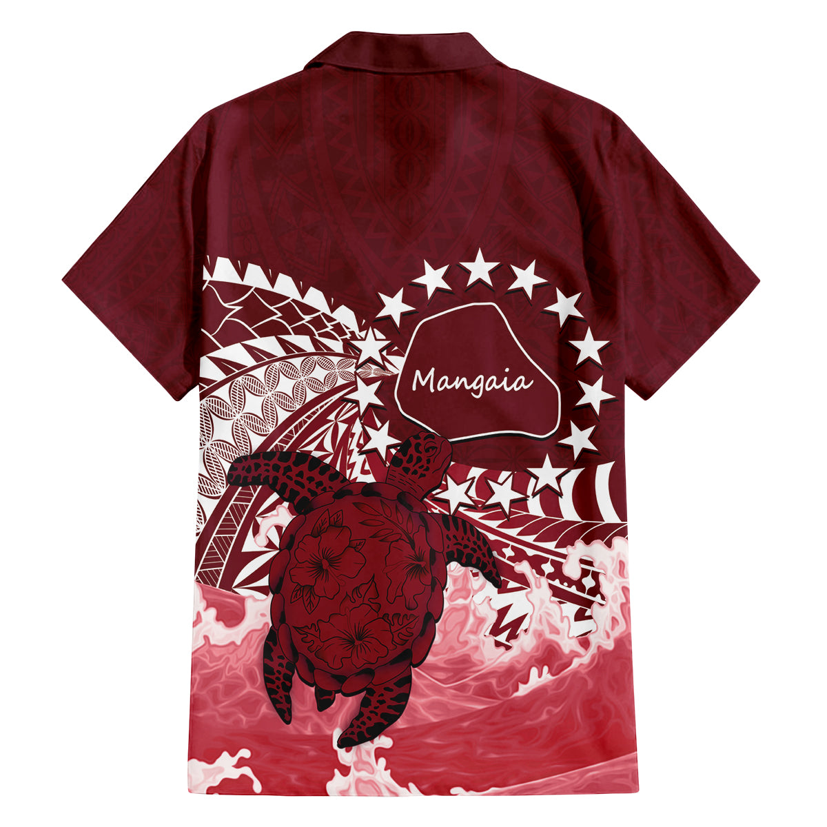 Cook Islands Mangaia Gospel Day Family Matching Puletasi and Hawaiian Shirt Polynesian Art With Sea Turtle LT14 - Polynesian Pride