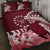 Cook Islands Mangaia Gospel Day Quilt Bed Set Polynesian Art With Sea Turtle
