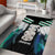 Aotearoa Korowai Motif Area Rug Hei Tiki Poutama Maori Pattern