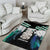 Aotearoa Korowai Motif Area Rug Hei Tiki Poutama Maori Pattern