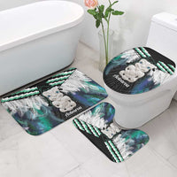 Aotearoa Korowai Motif Bathroom Set Hei Tiki Poutama Maori Pattern LT14 - Polynesian Pride