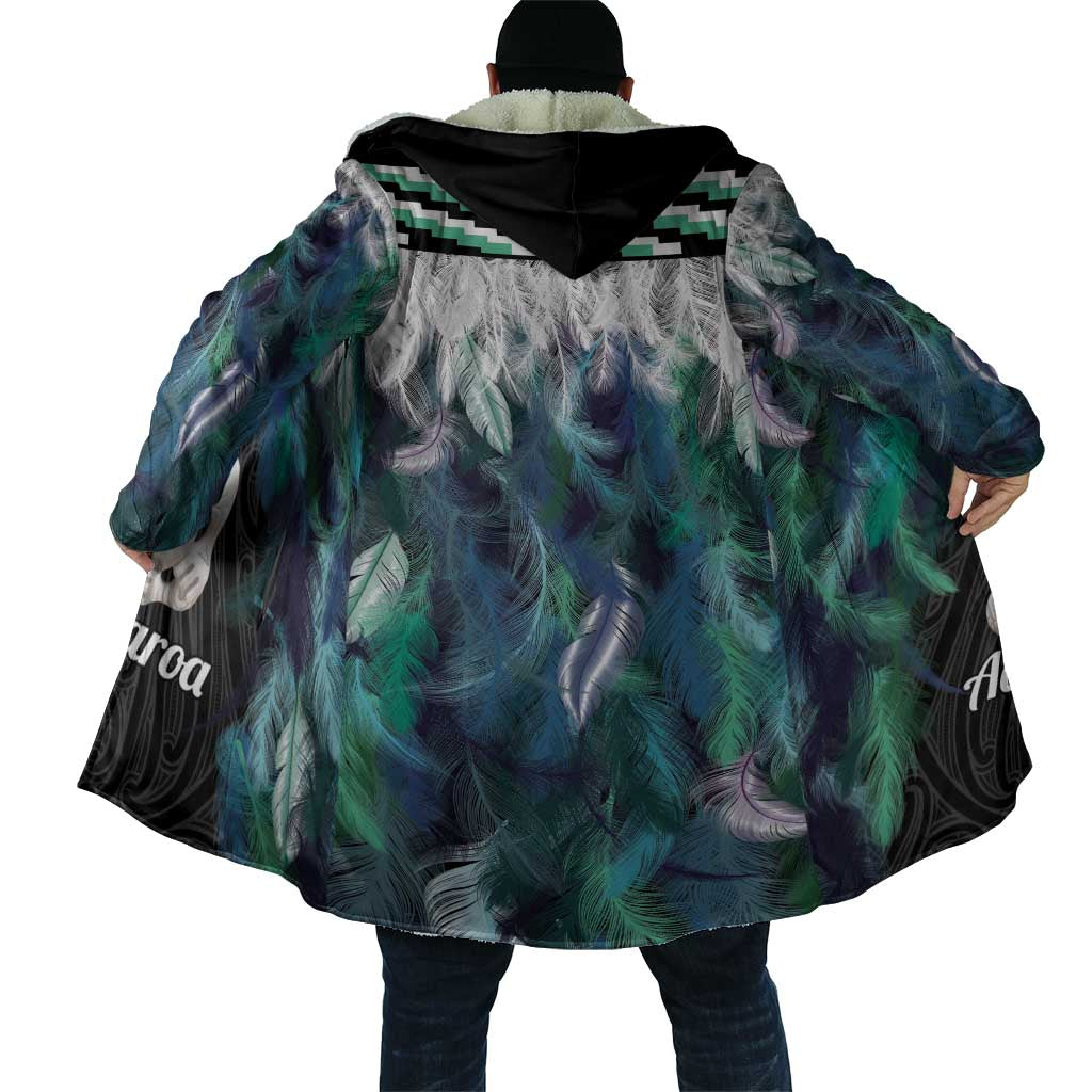 Aotearoa Korowai Motif Cloak Hei Tiki Poutama Maori Pattern - Polynesian Pride
