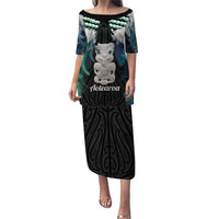 Aotearoa Korowai Motif Puletasi Hei Tiki Poutama Maori Pattern