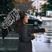 Guam Blue Marlin Fishing Umbrella Guahan Fish Hook Tattoo Black Version