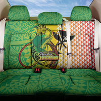 Hawaii Blue Marlin Fishing Back Car Seat Cover Hawaiian Kanaka Kakau Reggae