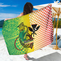 Hawaii Blue Marlin Fishing Sarong Hawaiian Kanaka Kakau Reggae